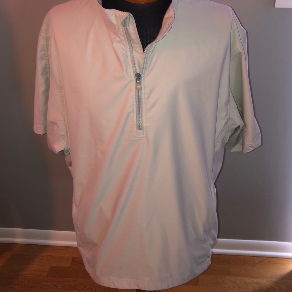 Fila tan short sleeve windbreaker size xl
